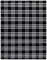 Safavieh Montauk 8'-0" x 10'-0" Rug in Black / Ivory