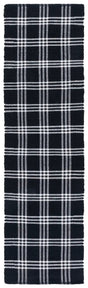 Safavieh Montauk 2'-3" x 8'-0" Rug in Black / Ivory