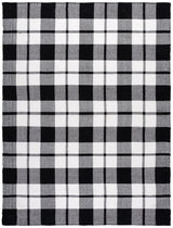 Safavieh Montauk 8'-0" x 10'-0" Rug in Black / Ivory