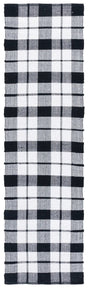 Safavieh Montauk 2'-3" x 8'-0" Rug in Black / Ivory