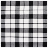 Safavieh Montauk 6'-0" x 6'-0" Rug in Black / Ivory