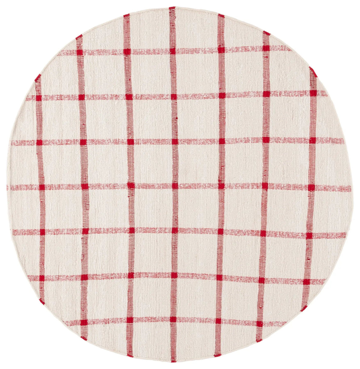 Safavieh Montauk 6'-0" x 6'-0" Rug in Ivory / Red