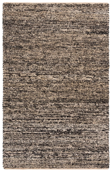 Safavieh Montauk 4'-0" x 6'-0" Rug in Taupe / Black