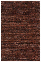 Safavieh Montauk 4'-0" x 6'-0" Rug in Rust / Black