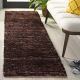 Safavieh Montauk 2'-3" x 8'-0" Rug in Rust / Black
