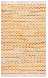 Safavieh Montauk 4'-0" x 6'-0" Rug in Yellow / Ivory