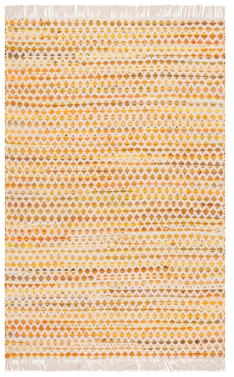 Safavieh Montauk 4'-0" x 6'-0" Rug in Yellow / Ivory