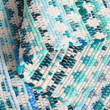 Safavieh Montauk 4'-0" x 6'-0" Rug in Turquoise / Ivory
