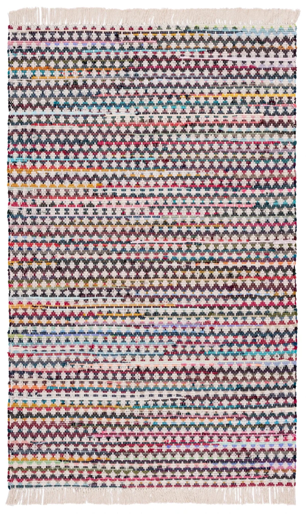 Safavieh Montauk 4'-0" x 6'-0" Rug in Red / Blue