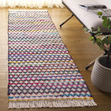 Safavieh Montauk 2'-3" x 8'-0" Rug in Red / Blue