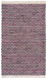 Safavieh Montauk 4'-0" x 6'-0" Rug in Wine / Ivory