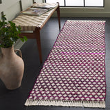 Safavieh Montauk 2'-3" x 8'-0" Rug in Wine / Ivory