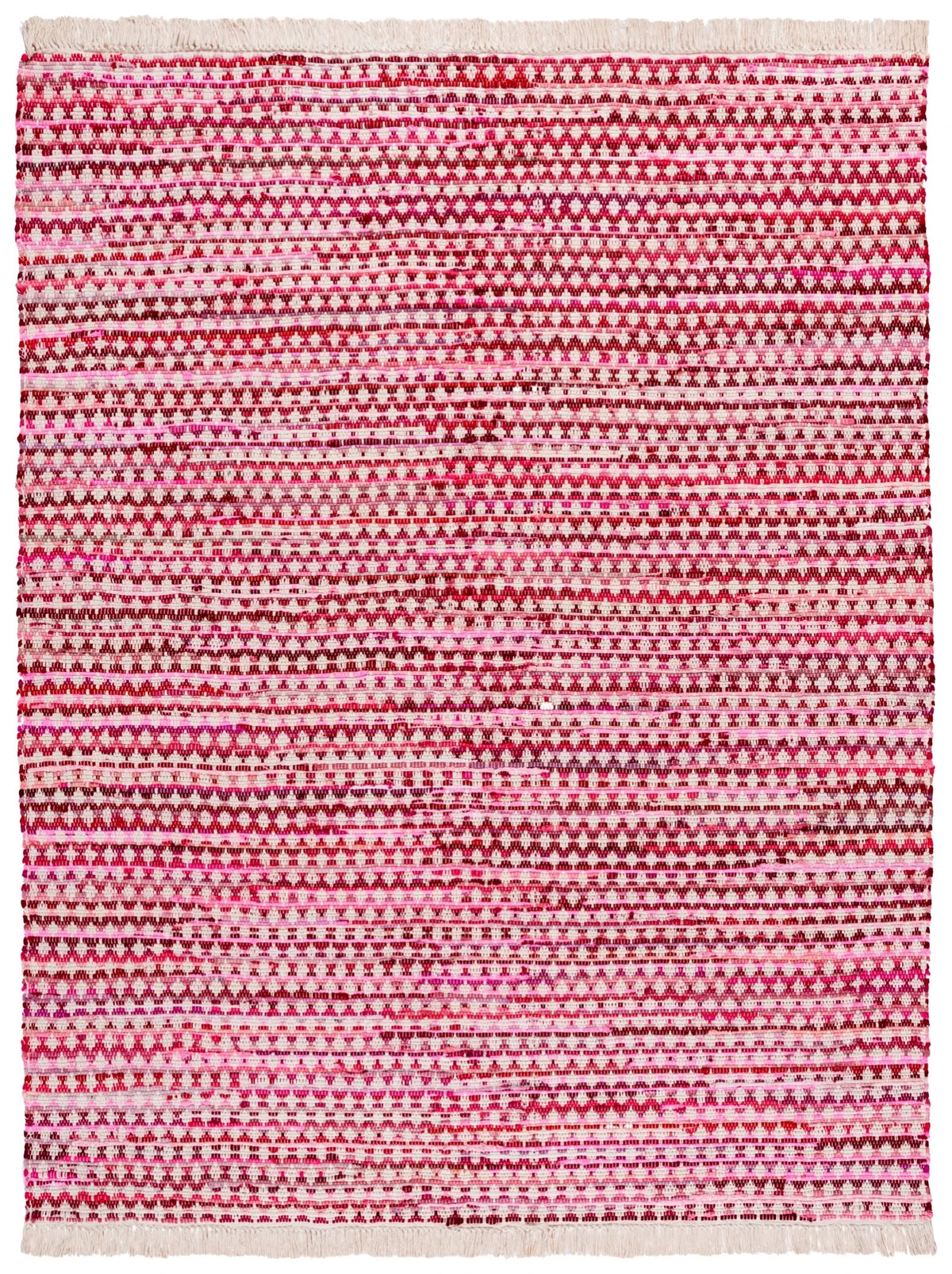 Safavieh Montauk 6'-0" x 9'-0" Rug in Pink / Ivory