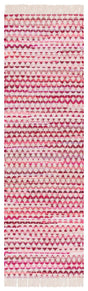 Safavieh Montauk 2'-3" x 8'-0" Rug in Pink / Ivory
