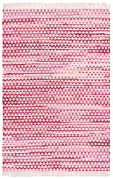Safavieh Montauk 4'-0" x 6'-0" Rug in Pink / Ivory
