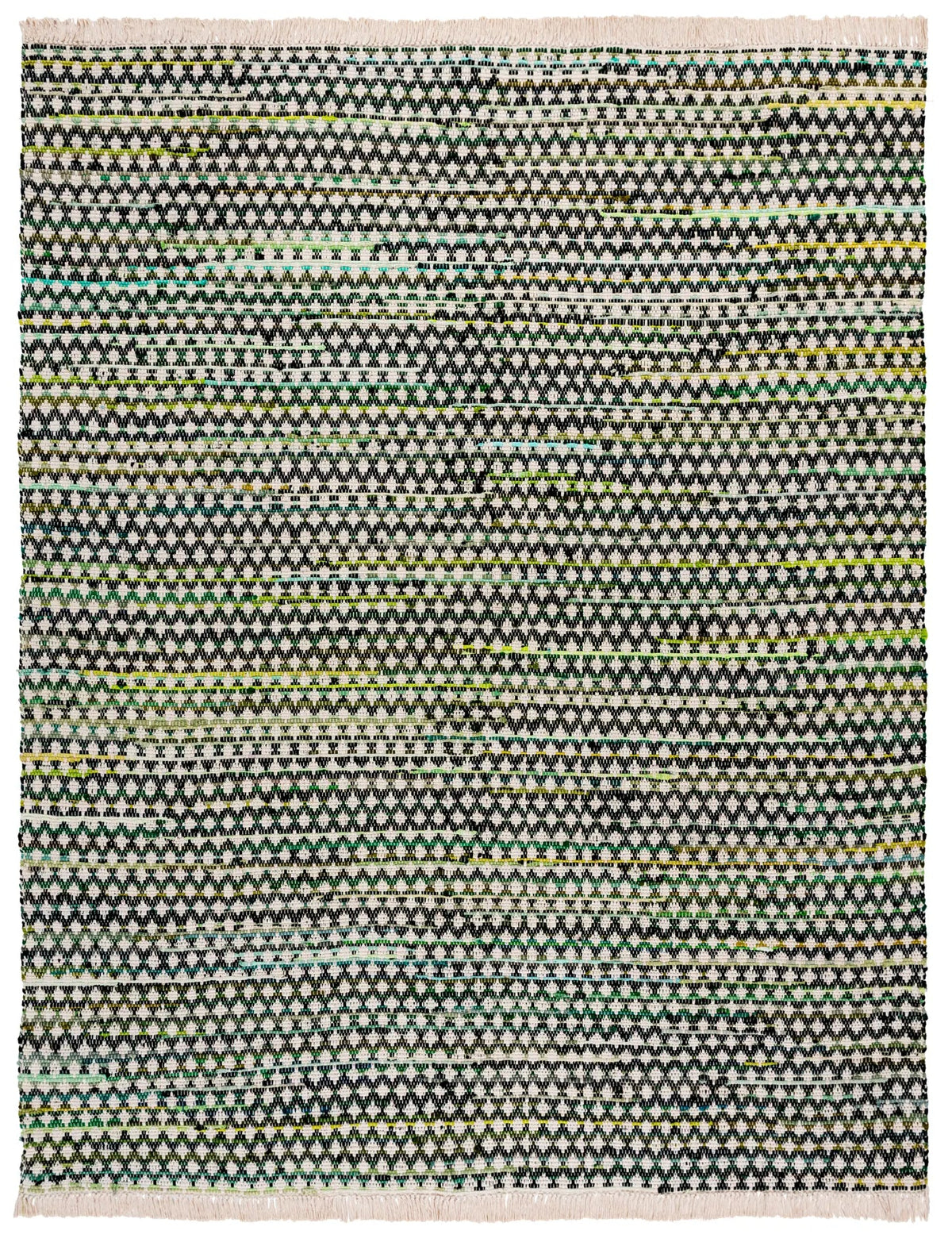 Safavieh Montauk 6'-0" x 9'-0" Rug in Green / Ivory