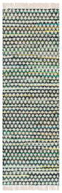 Safavieh Montauk 2'-3" x 8'-0" Rug in Green / Ivory