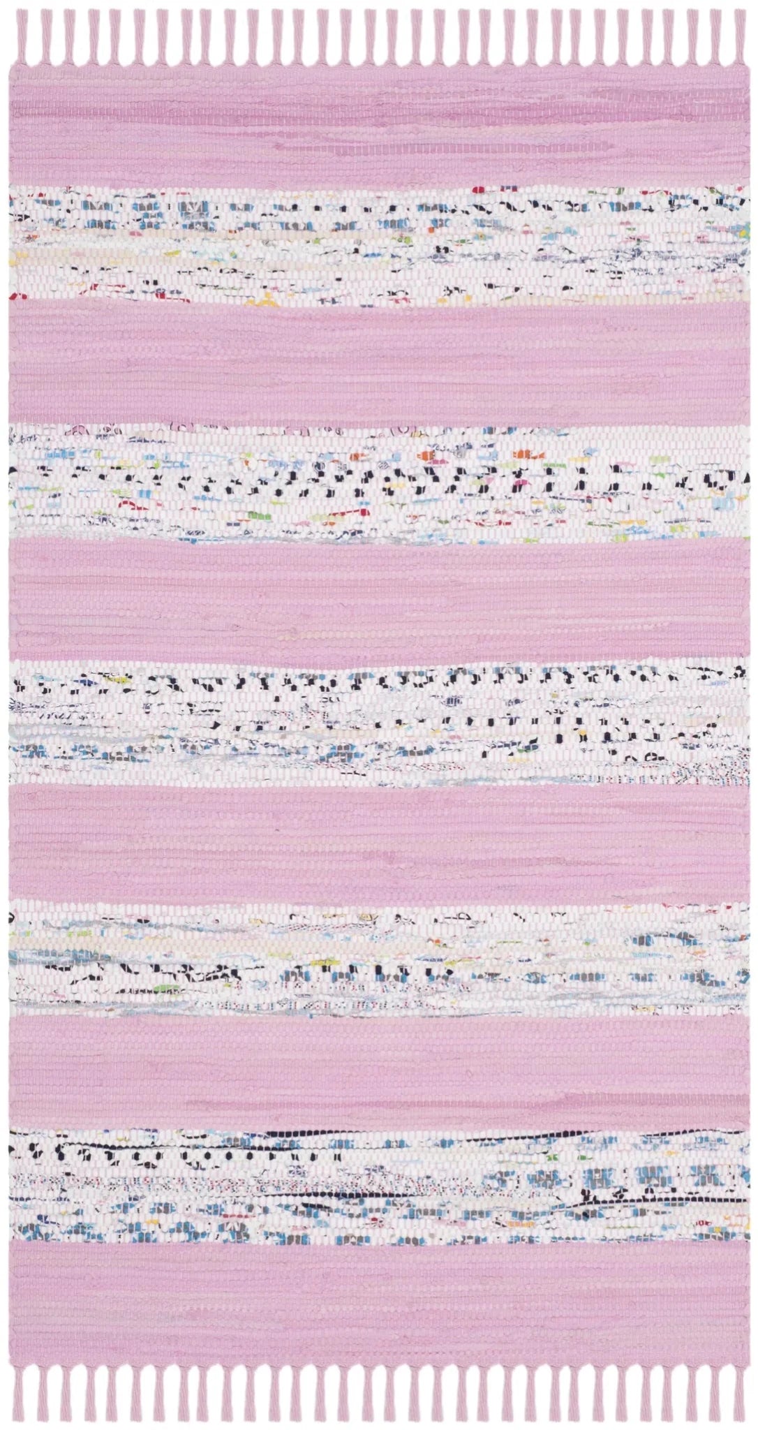 Safavieh Montauk 2'-6" x 4'-0" Rug in Ivory / Light Pink