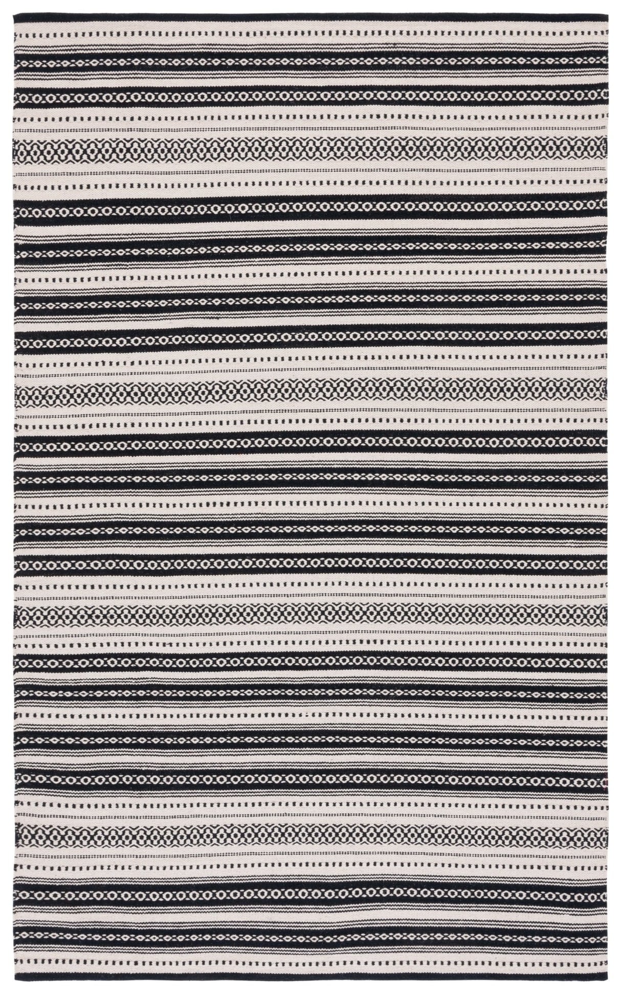 Safavieh Montauk Mtk726Z Black/Ivory Rug.