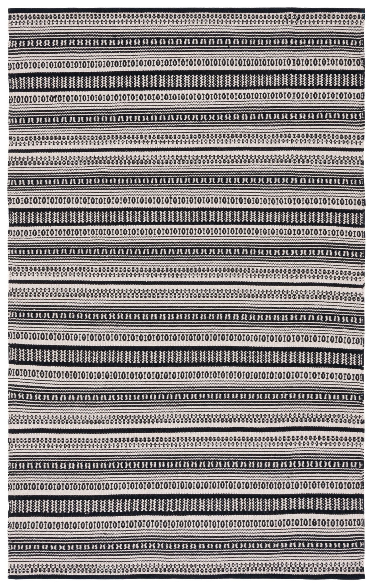 Safavieh Montauk Mtk729Z Black/Ivory Rug.