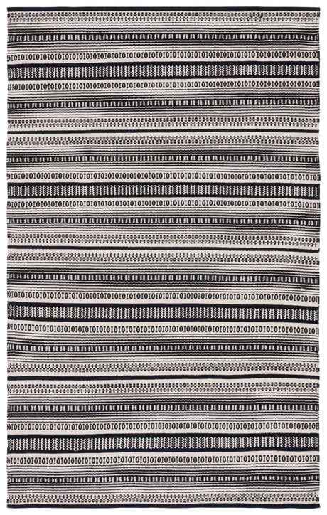 Safavieh Montauk Mtk729Z Black/Ivory Rug.