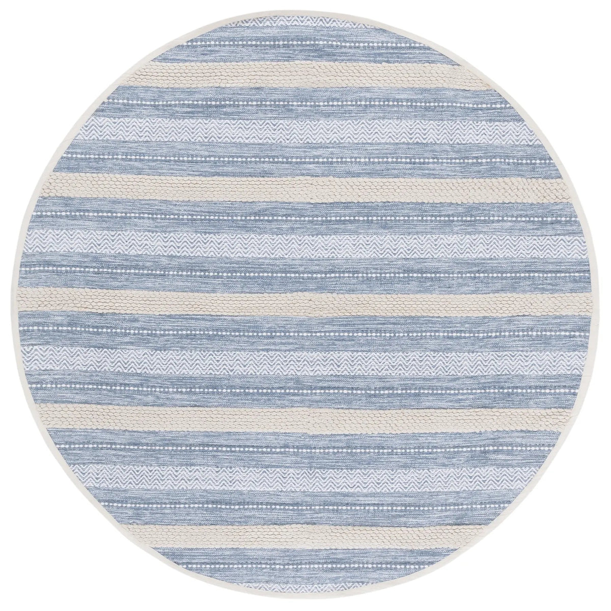 Safavieh Montauk 6'-0" x 6'-0" Rug in Silver / Ivory