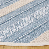 Safavieh Montauk 6'-0" x 6'-0" Rug in Silver / Ivory