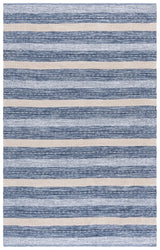 Safavieh Montauk 4'-0" x 6'-0" Rug in Navy / Ivory