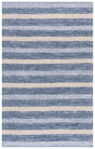 Safavieh Montauk 4'-0" x 6'-0" Rug in Navy / Ivory