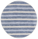 Safavieh Montauk 6'-0" x 6'-0" Rug in Navy / Ivory