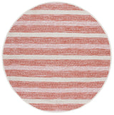 Safavieh Montauk 6'-0" x 6'-0" Rug in Orange / Ivory