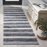 Safavieh Montauk 2'-3" x 8'-0" Rug in Black / Ivory