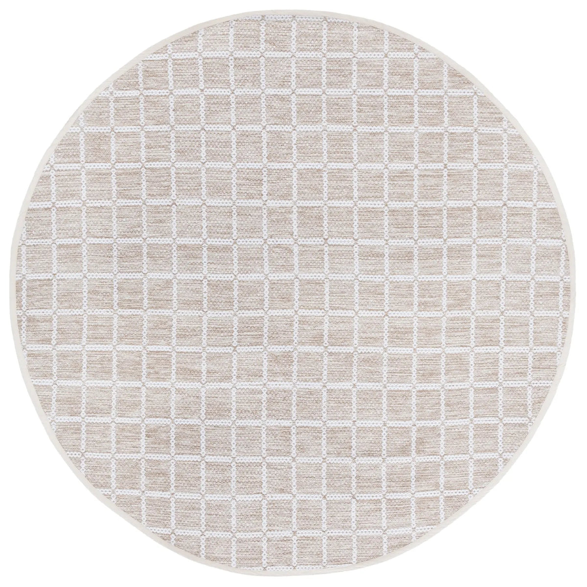 Safavieh Montauk 6'-0" x 6'-0" Rug in Beige / Ivory