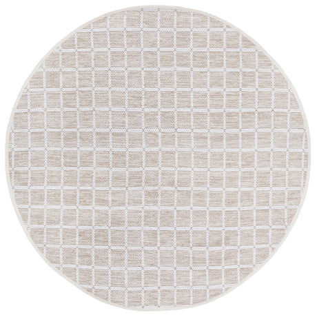 Safavieh Montauk 6'-0" x 6'-0" Rug in Beige / Ivory