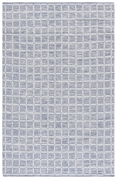 Safavieh Montauk 4'-0" x 6'-0" Rug in Navy / Ivory