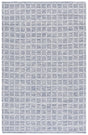 Safavieh Montauk 4'-0" x 6'-0" Rug in Navy / Ivory