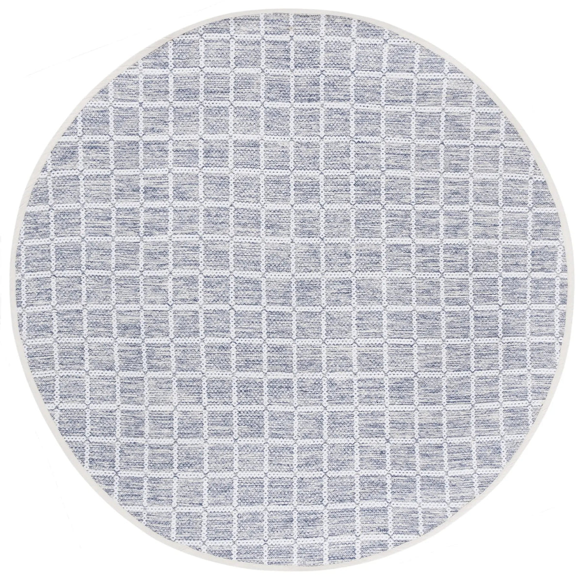 Safavieh Montauk 6'-0" x 6'-0" Rug in Navy / Ivory