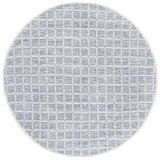 Safavieh Montauk 6'-0" x 6'-0" Rug in Navy / Ivory