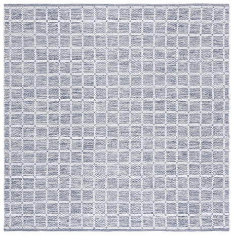 Safavieh Montauk 6'-0" x 6'-0" Rug in Navy / Ivory