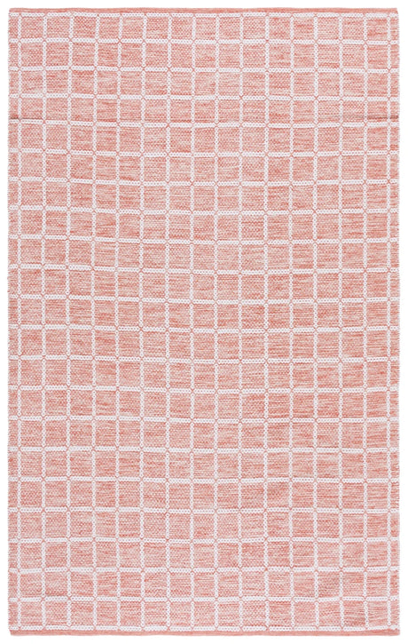 Safavieh Montauk 4'-0" x 6'-0" Rug in Orange / Ivory