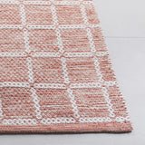 Safavieh Montauk 4'-0" x 6'-0" Rug in Orange / Ivory