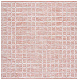 Safavieh Montauk 6'-0" x 6'-0" Rug in Orange / Ivory