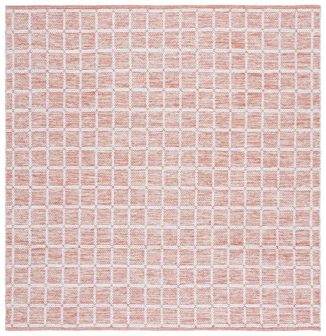 Safavieh Montauk 6'-0" x 6'-0" Rug in Orange / Ivory