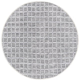 Safavieh Montauk 6'-0" x 6'-0" Rug in Black / Ivory