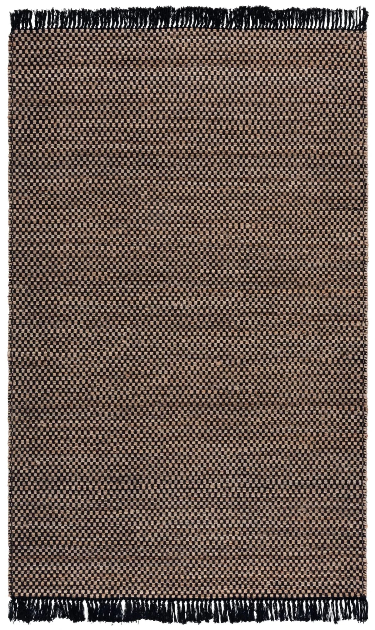 Safavieh Montauk 4'-0" x 6'-0" Rug in Natural / Black