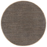 Safavieh Montauk 6'-0" x 6'-0" Rug in Natural / Black
