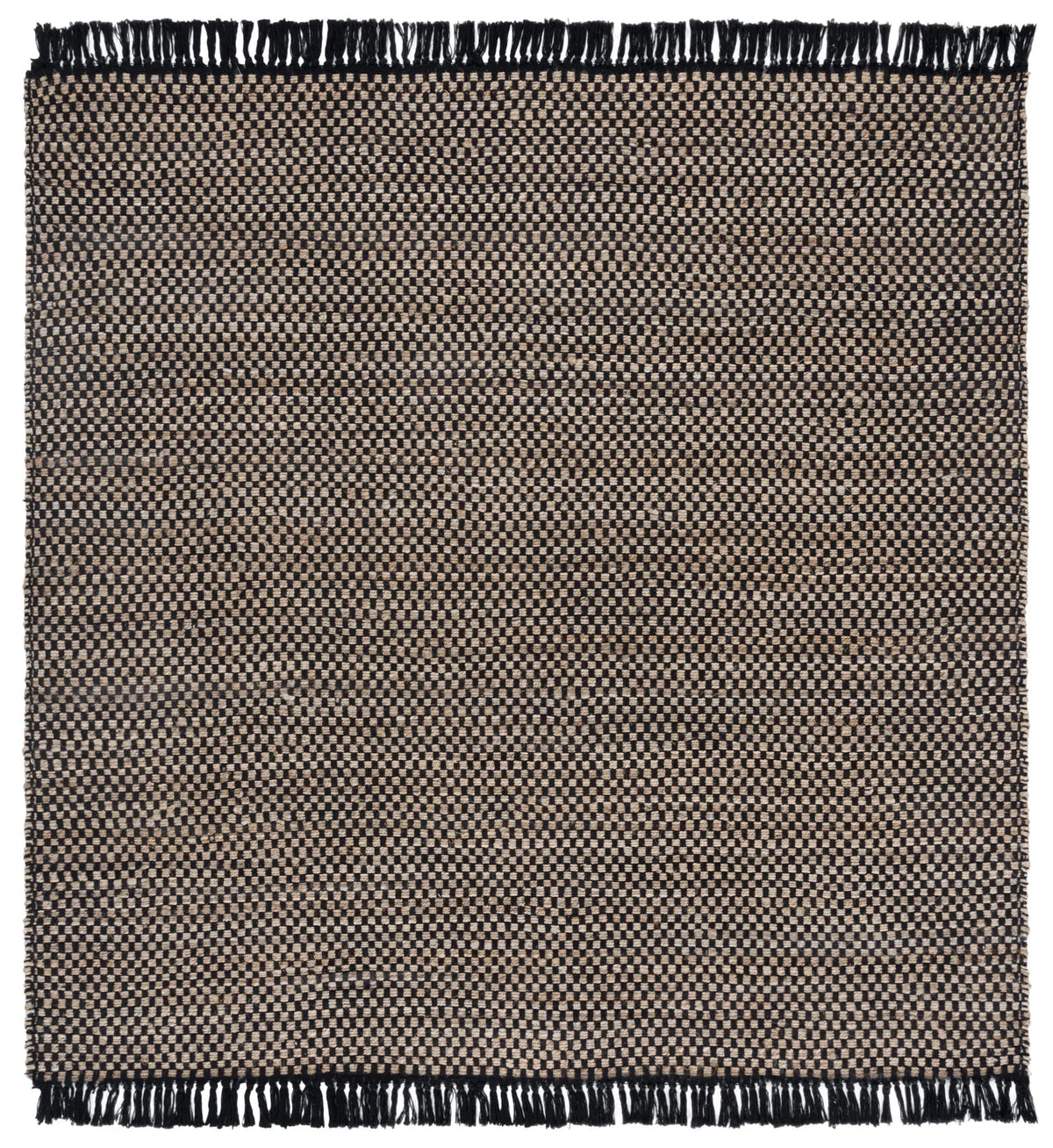 Safavieh Montauk 6'-0" x 6'-0" Rug in Natural / Black