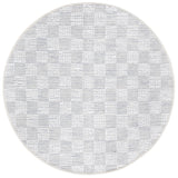 Safavieh Montauk 6'-0" x 6'-0" Rug in Silver / Ivory