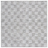 Safavieh Montauk 6'-0" x 6'-0" Rug in Black / Ivory