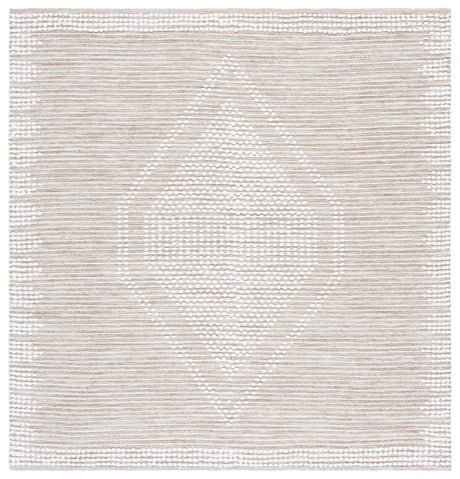 Safavieh Montauk 6'-0" x 6'-0" Rug in Beige / Ivory